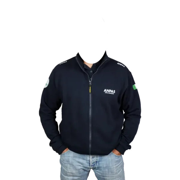 Long-sleeved cotton sweatshirt