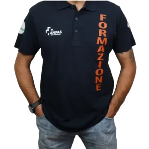 Polo Anpas con scritta Formazione